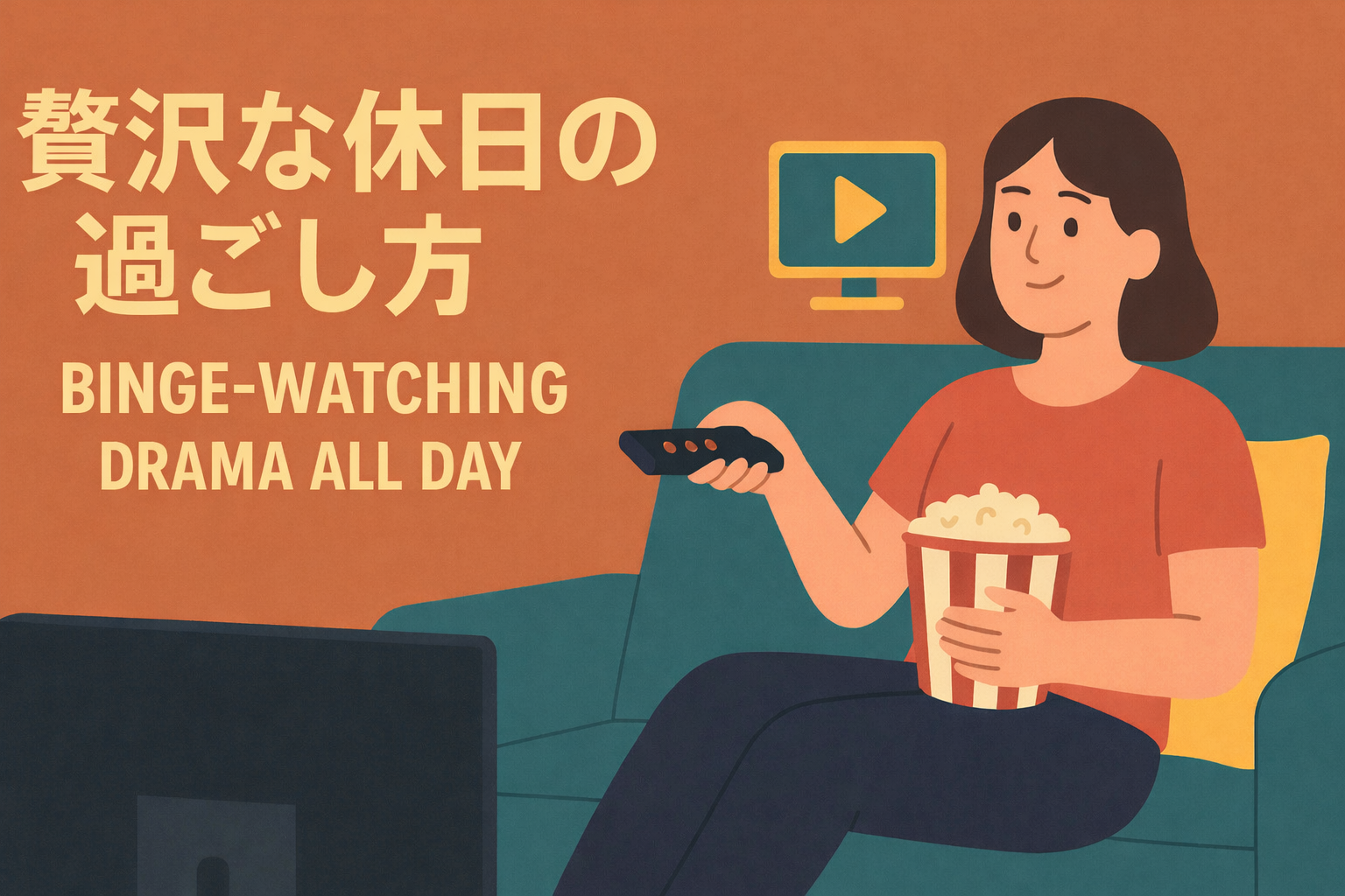 会社を休んで1日中ドラマ一気見。最高に贅沢な「背徳の休日」の過ごし方