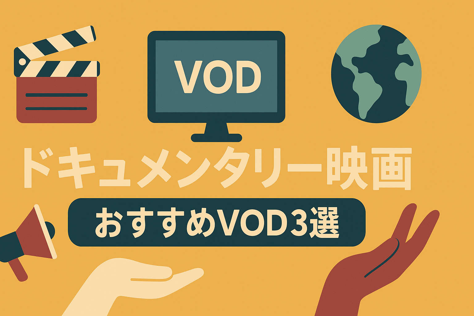 ドキュメンタリー映画ならここ！世界中の社会問題に触れられるVOD3選