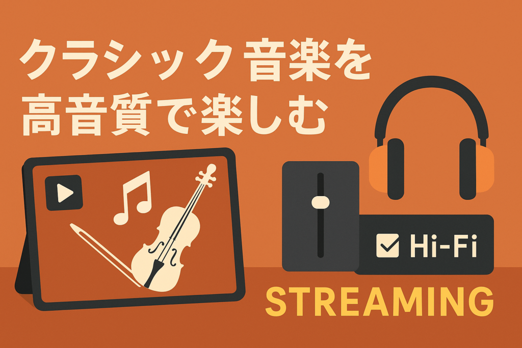 クラシック音楽やオペラの配信サイト。高音質で楽しむためのデバイス設定