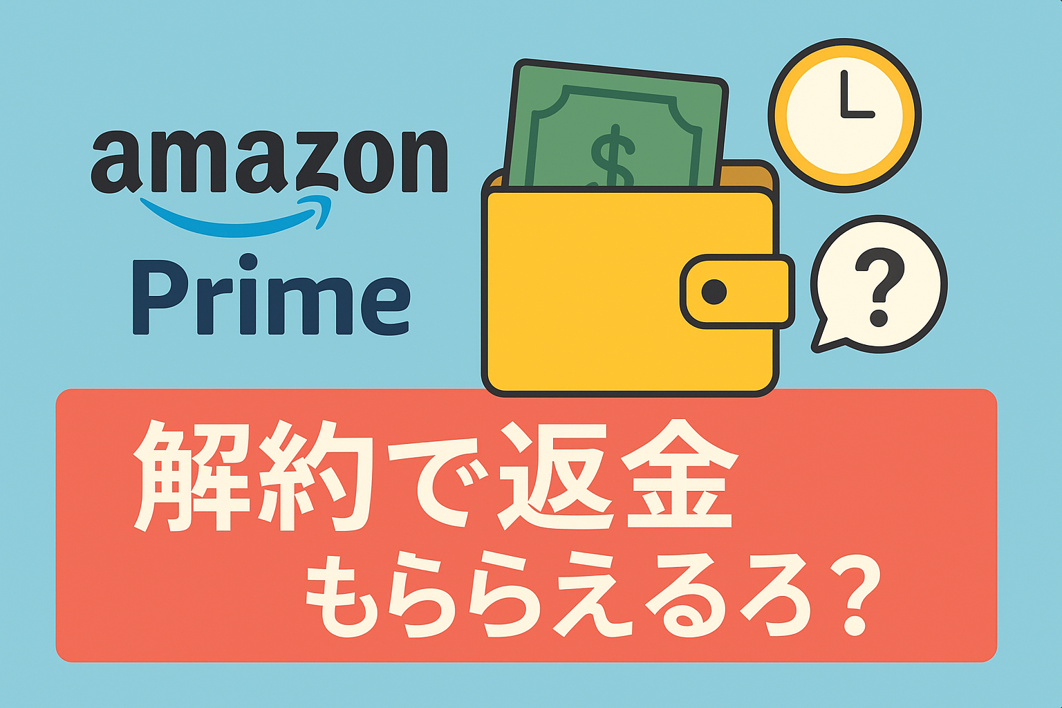 Amazonプライムの解約忘れで返金してもらえる?条件と問い合わせ先